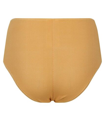 Regatta Womens/Ladies Paloma Textured Bikini Bottoms (Mango Yellow) - UTRG9200