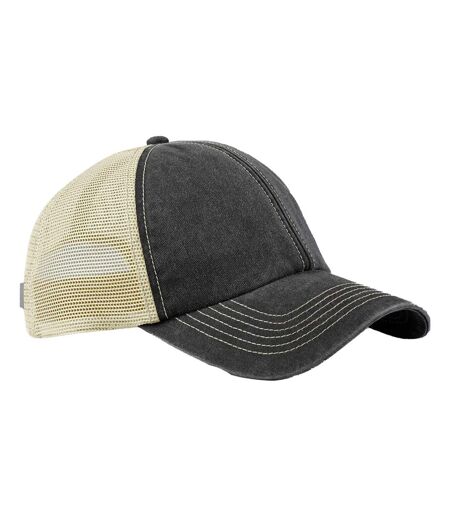 Casquette Trucker Motif/style Rétro Adulte Vieux Noir Beige Gris Beechfield