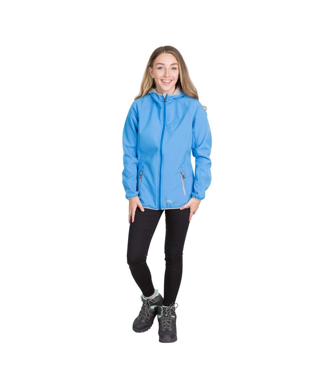 Veste softshell et polaire emery femme bleu Trespass-3