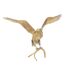 Statue Aigle en Métal Kadi 85cm Doré-1