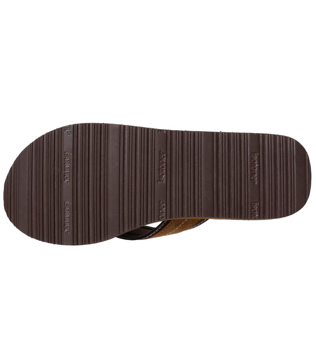 Isotoner Tongs homme ultra confortables, tiges larges-4