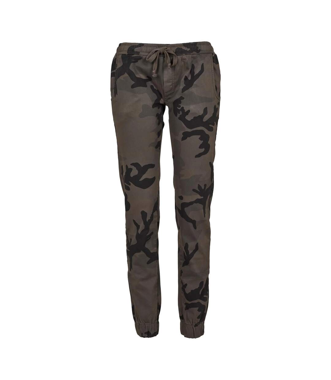 Pantalon de jogging femme camouflage foncé Urban Classics-1