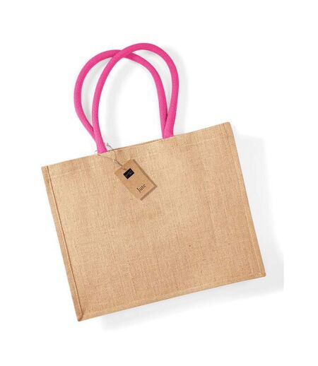 Sac de courses classic taille unique beige pâle / fuchsia Westford Mill