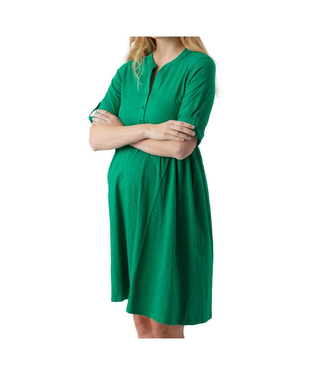 Robe Verte Femme Mamalicious Levi Lia - L