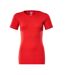 Womens/ladies Crossover Arras T-shirt Traffic Red Mascot-1