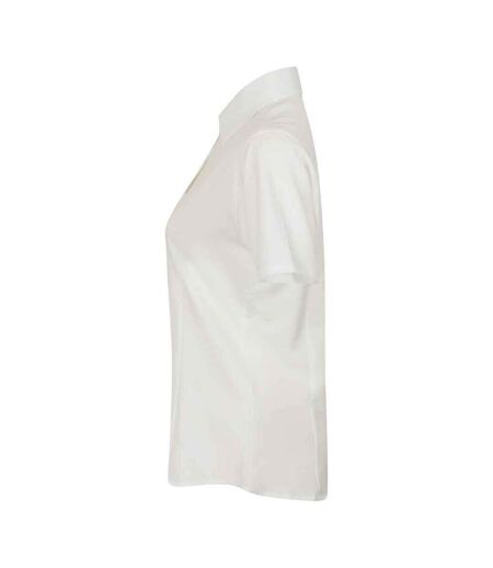 Chemisier Manches Courtes Femme Blanc Henbury