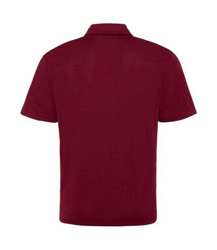 AWDis Cool Mens Moisture Wicking Polo Shirt (Burgundy) - UTPC5927