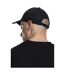 Childrens/kids Cotton Twill Low Profile Baseball Cap Black Flexfit-2