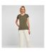 T-shirt Basic Femme Vert Sombre Build Your Brand-1