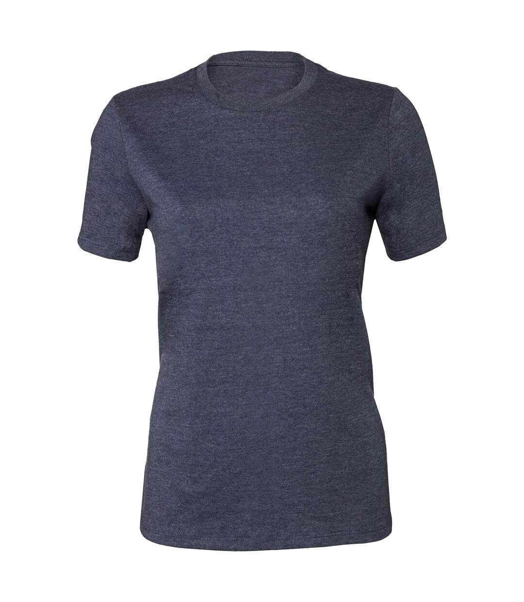 T-shirt femme bleu marine Bella + Canvas-1