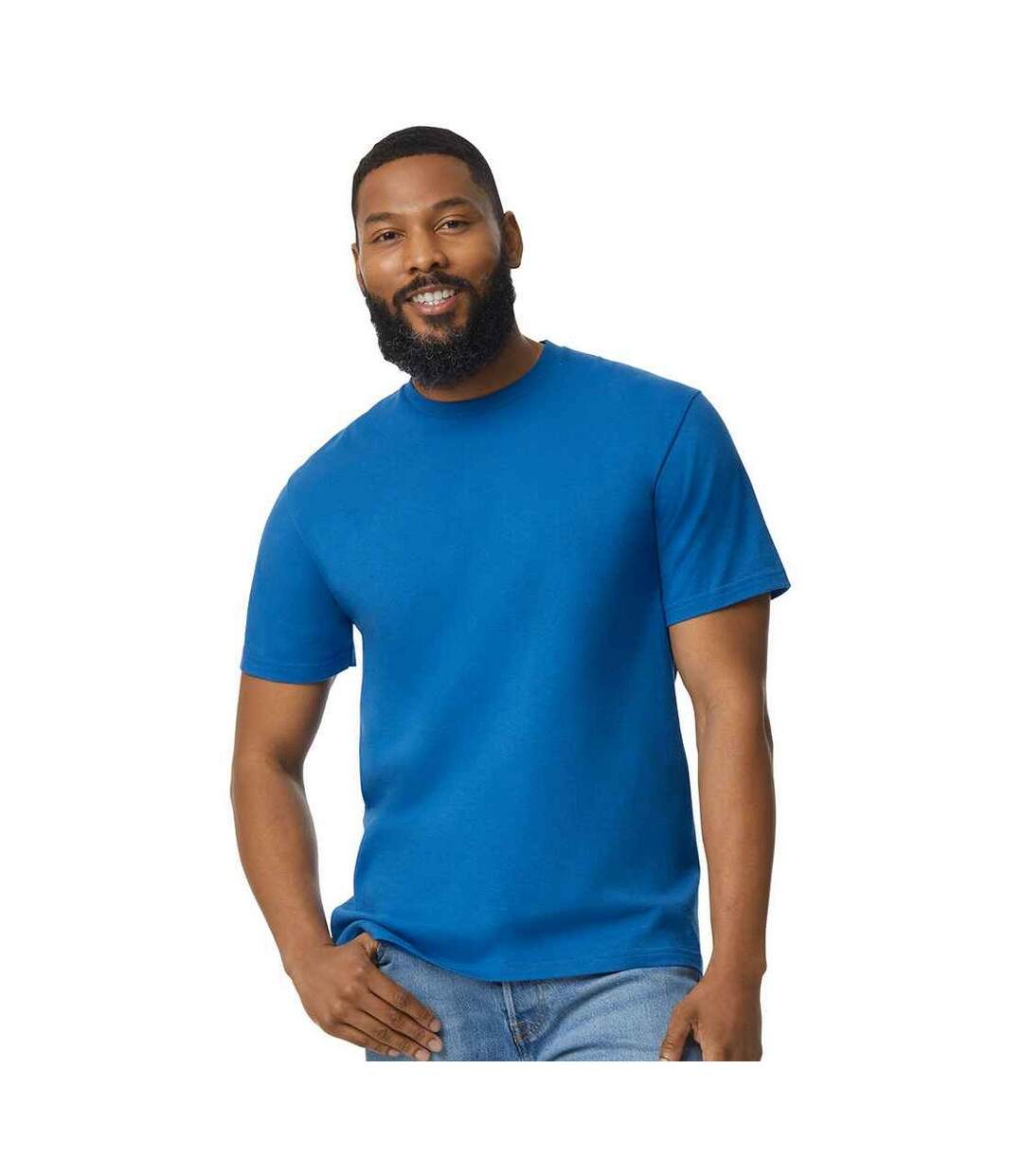 T-shirt homme bleu roi Gildan