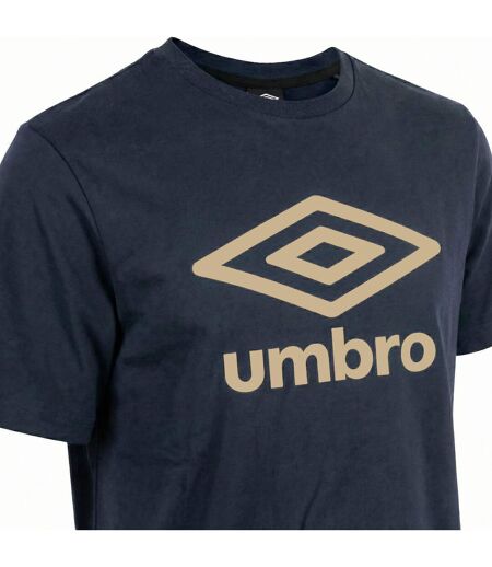 Tee shirt homme col rond en coton 160GSM et logo imprimé 729280 Umbro
