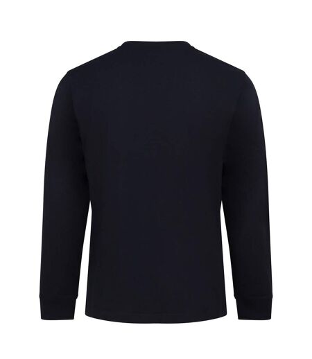 T-shirt Manches Longues Homme Noir Sombre Awdis