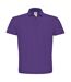 B&c Id.001 Polo À Manches Courtes Pour Hommes Violet B And C-2