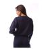 Womens/ladies Relaxed Fit Sweatshirt Blue Emporio Armani-3
