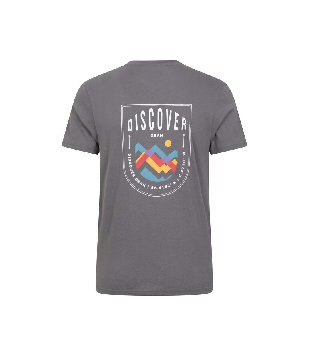 T-shirt discover oban homme gris Mountain Warehouse