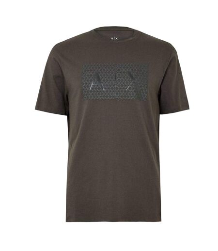 T-shirt Motif/style Géométrique Homme Ton Kaki Armani Exchange