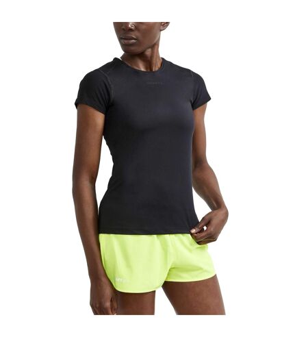 Craft Womens/Ladies ADV Essence Slim Short-Sleeved T-Shirt (Black)