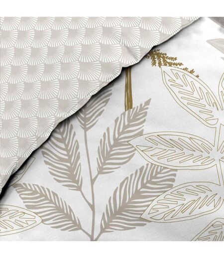 Parure de Lit Réversible 3 Pièces Raoni 240x220cm Naturel