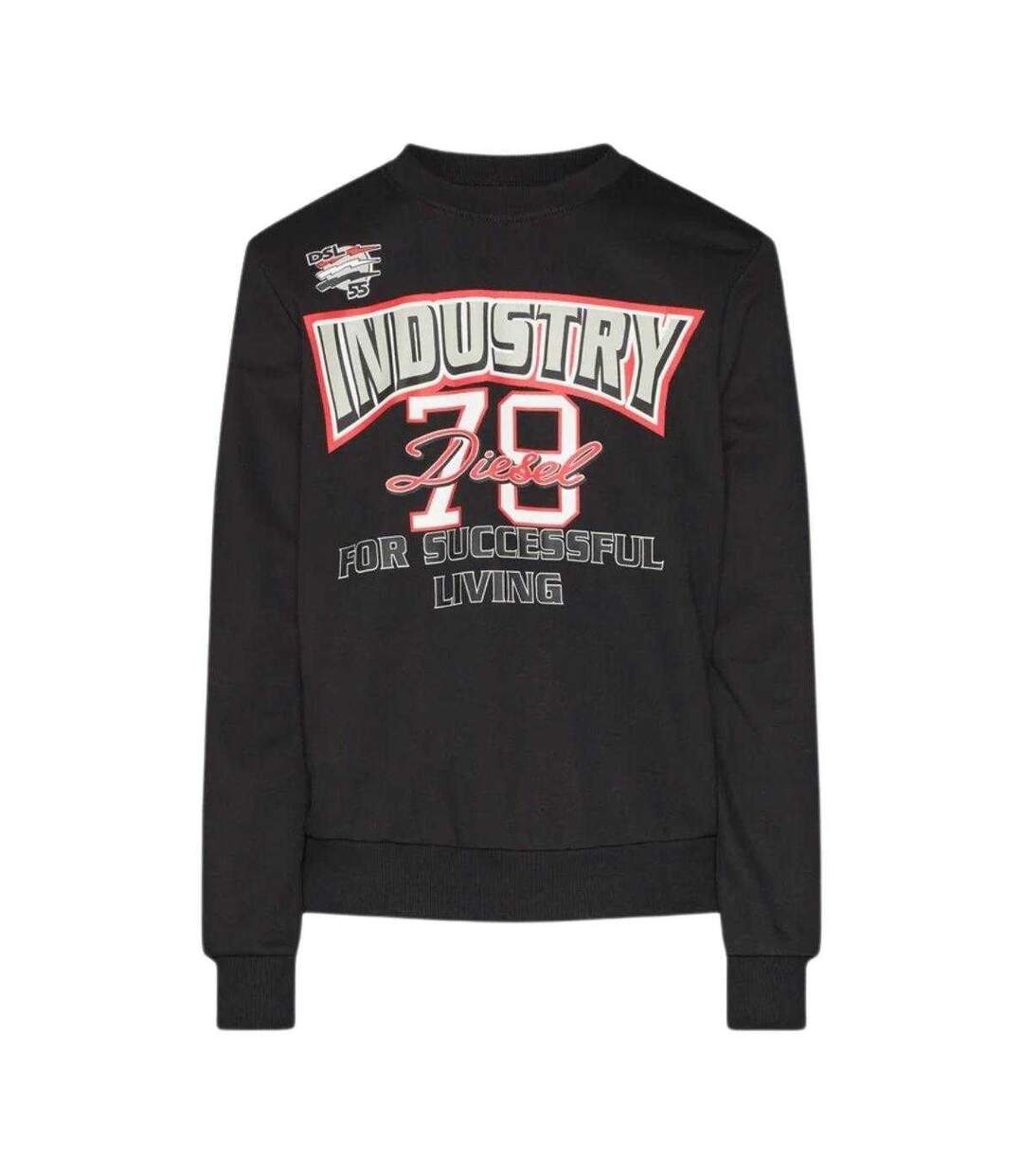 Sweat Motif/style Logo Industry Adulte Noir Diesel-1