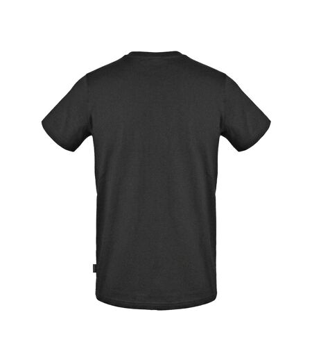 T-shirt Motif/style Imprimé Graphique Homme Noir Aquascutum