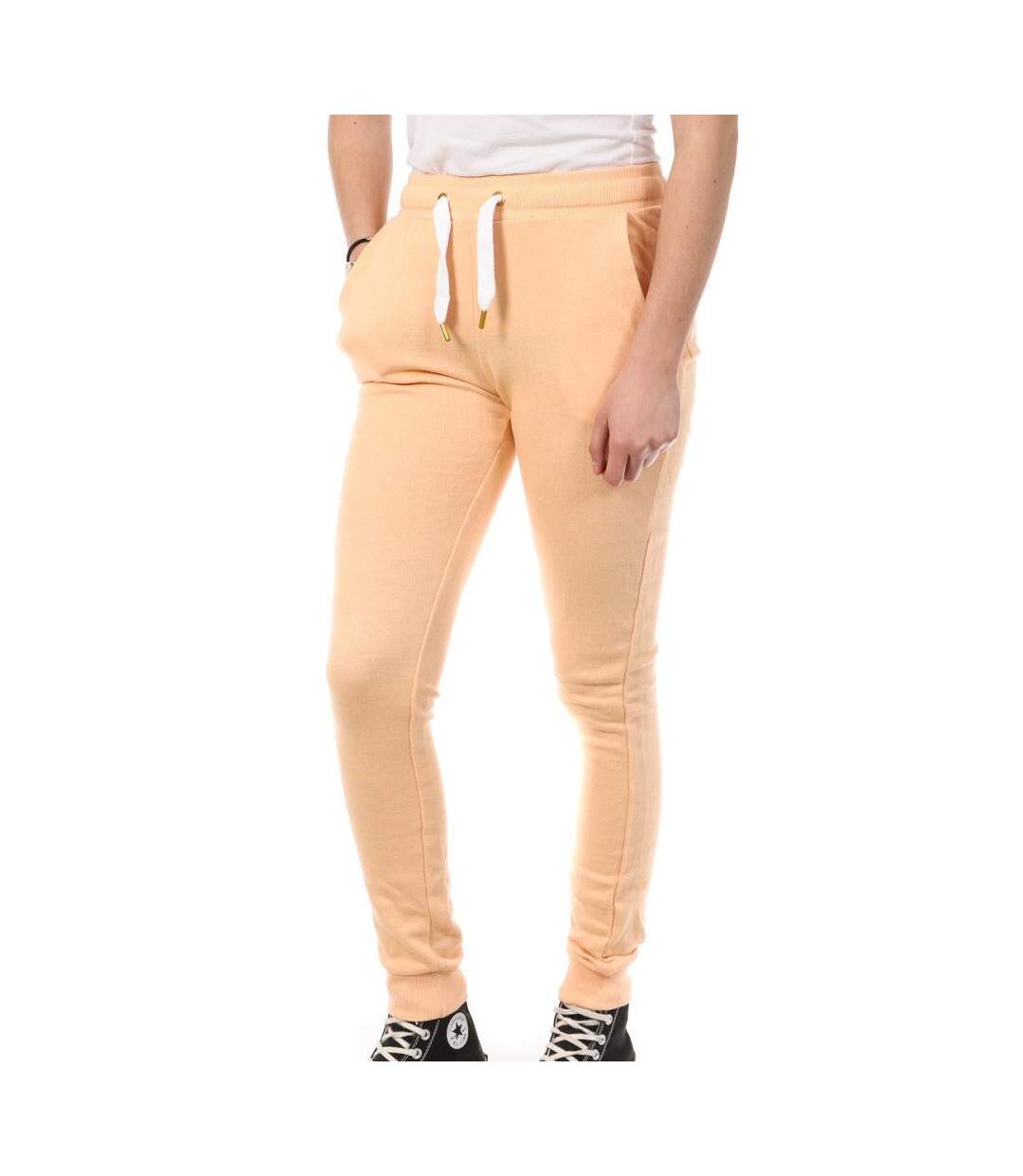 Jogging orange femme joseph in molton joss-1