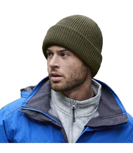 Water repellent elements beanie olive green Beechfield