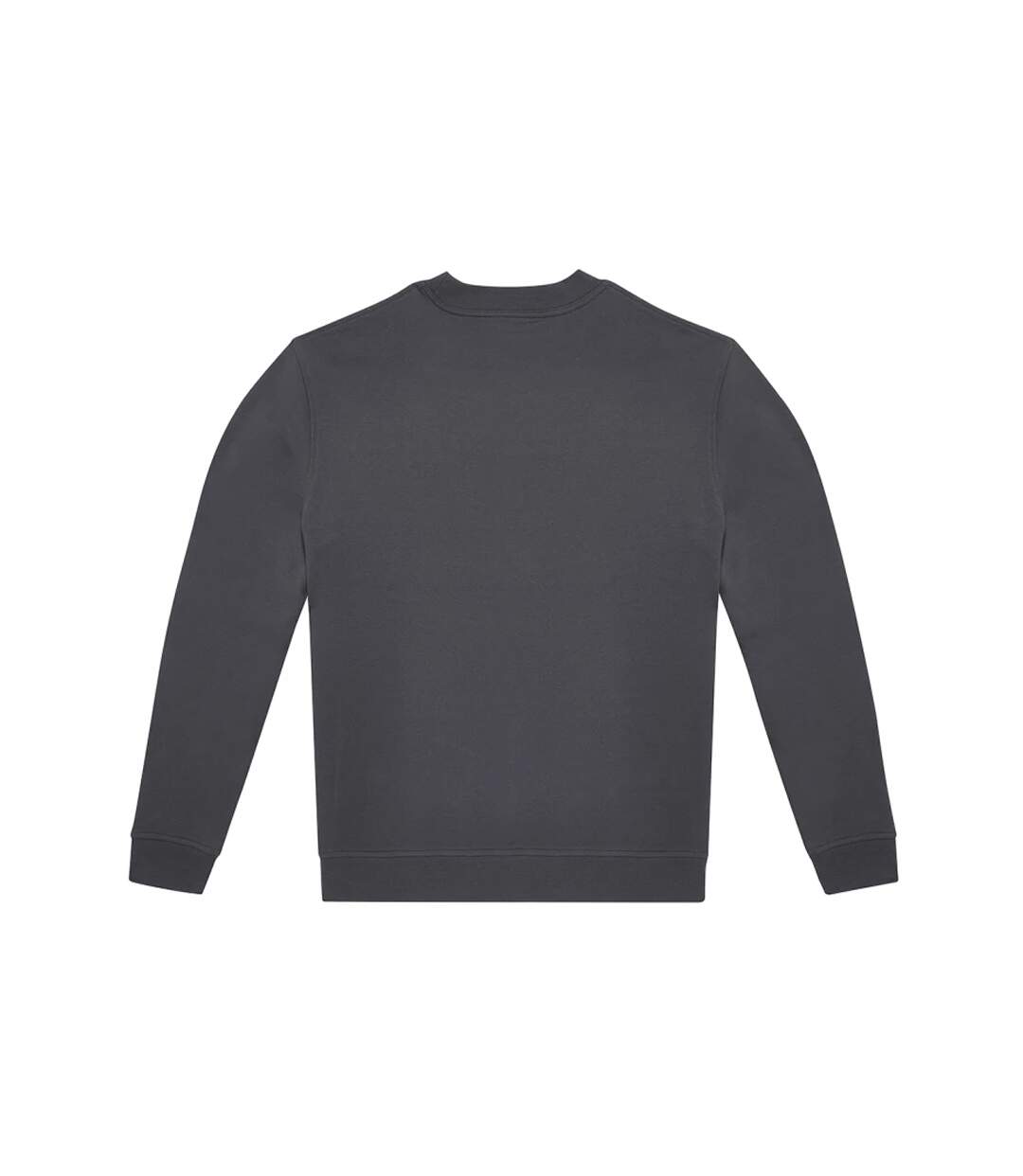 Unisex Adult Id.332 Crew Neck Sweatshirt Dark Grey B&C-2