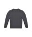 Unisex Adult Id.332 Crew Neck Sweatshirt Dark Grey B&C-2