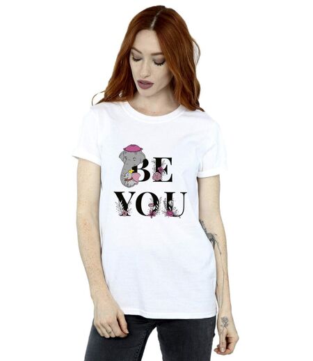 Disney - T-shirt DUMBO BE YOU - Femme (Blanc) - UTBI18319
