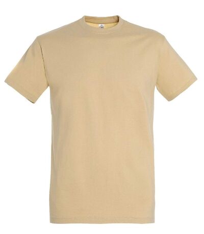 T-shirt manches courtes - Mixte - 11500 - beige sable