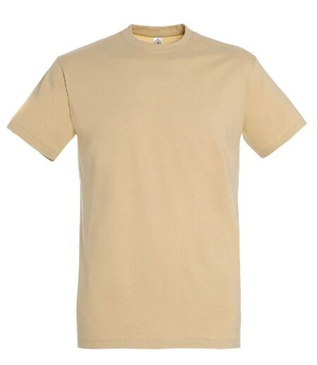 T-shirt manches courtes - Mixte - 11500 - beige sable