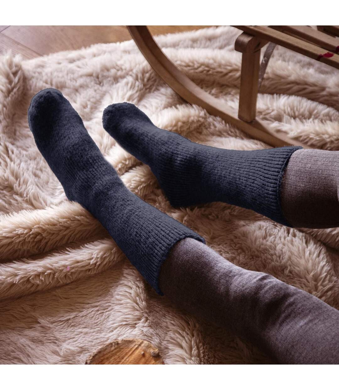 Chaussettes Homme Thermiques Hiver Épaisses Laine-4