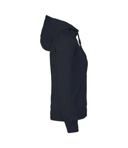 Womens/ladies Fastpitch Hoodie Dark Navy Printer