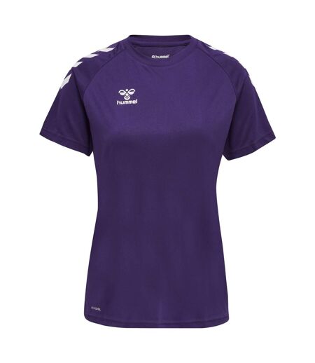 T-shirt Core Xk Femme Blanc Hummel