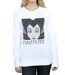 Disney Sweatshirt à tête courte Femme/Ladies Maleficent (Blanc) - UTBI12312-3
