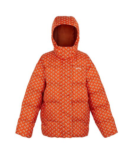 Womens/ladies orla kiely clover quilted oversized padded jacket red Regatta