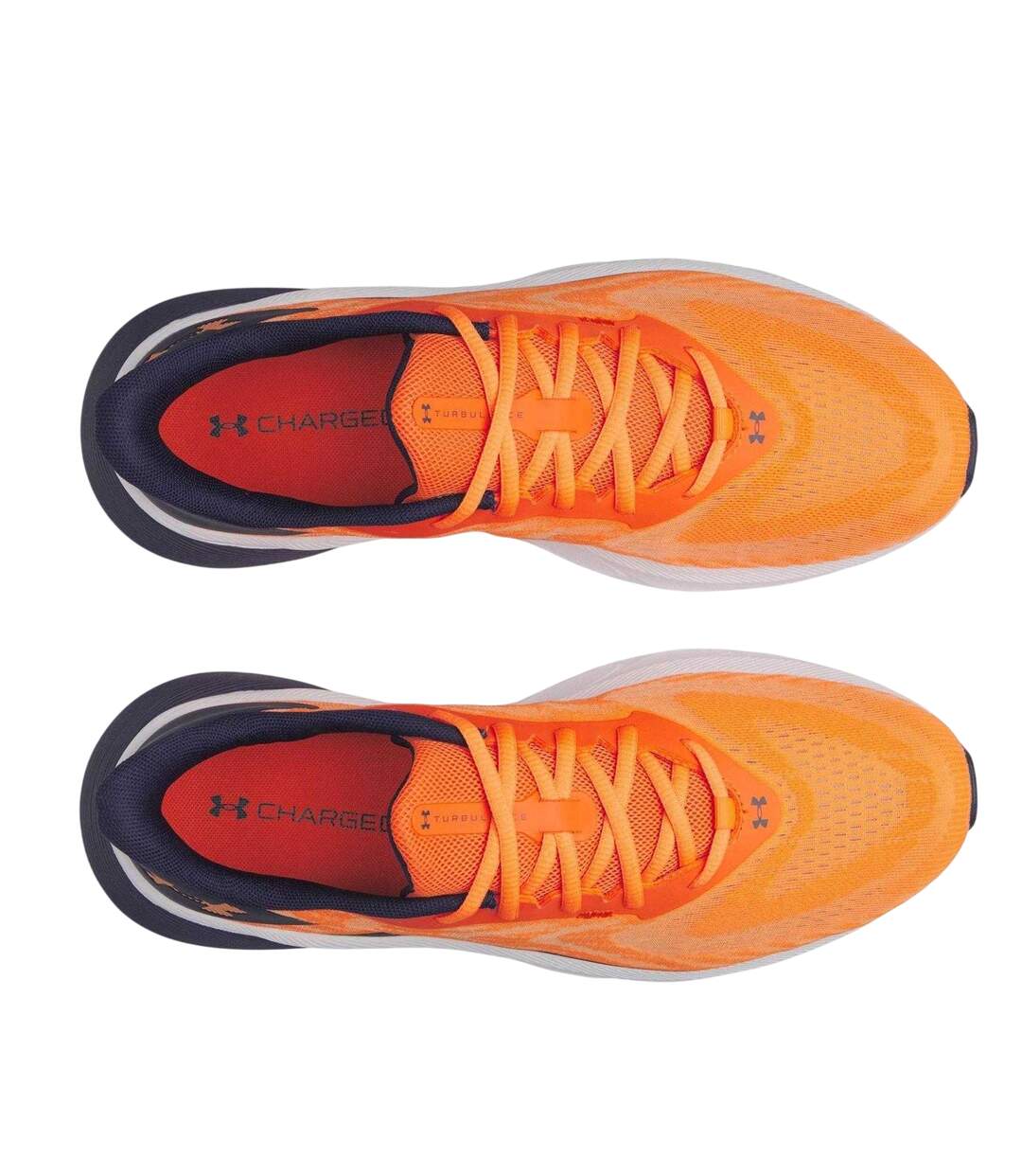 Mens Running Shoes Orange Mid Navy Under Armour-3