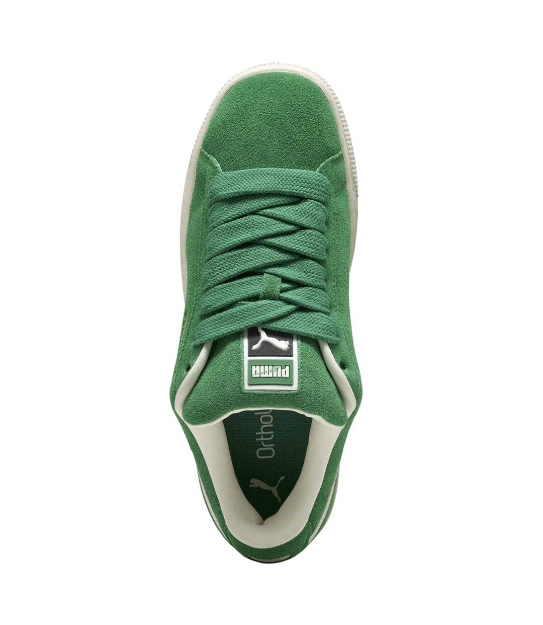 Mens Xl Suede Trainers Green White Puma-4
