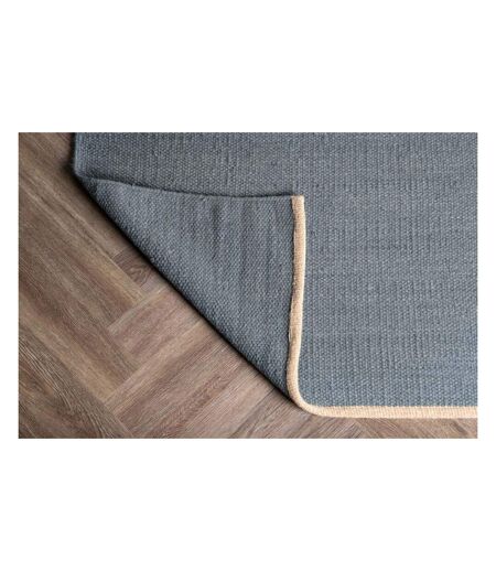 Tapis en coton et laine bleu Jaipur 240 x 170 cm