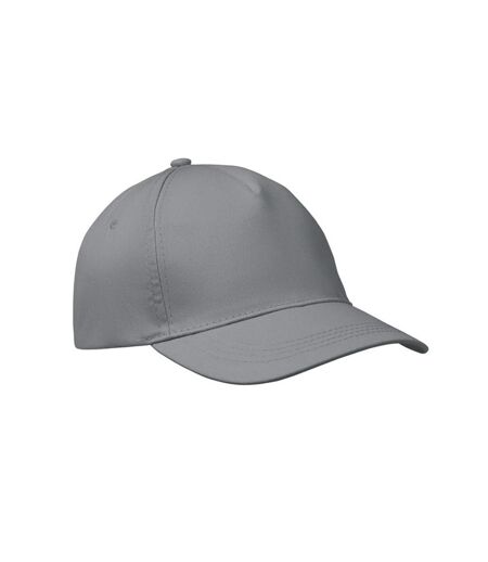 Buzz 5 Panel Baseball Cap Grey MidOcean