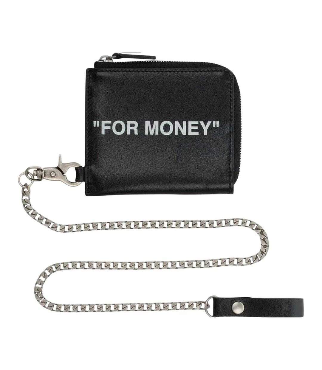 Portefeuille Quote Taille Unique Noir Off White-1