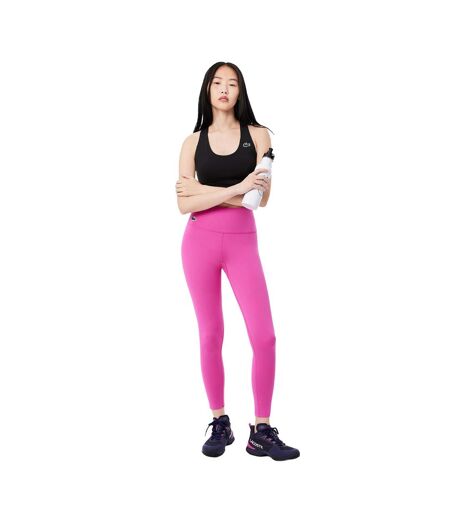 Womens/ladies Stretch Breathable Sport Bralette Black Lacoste