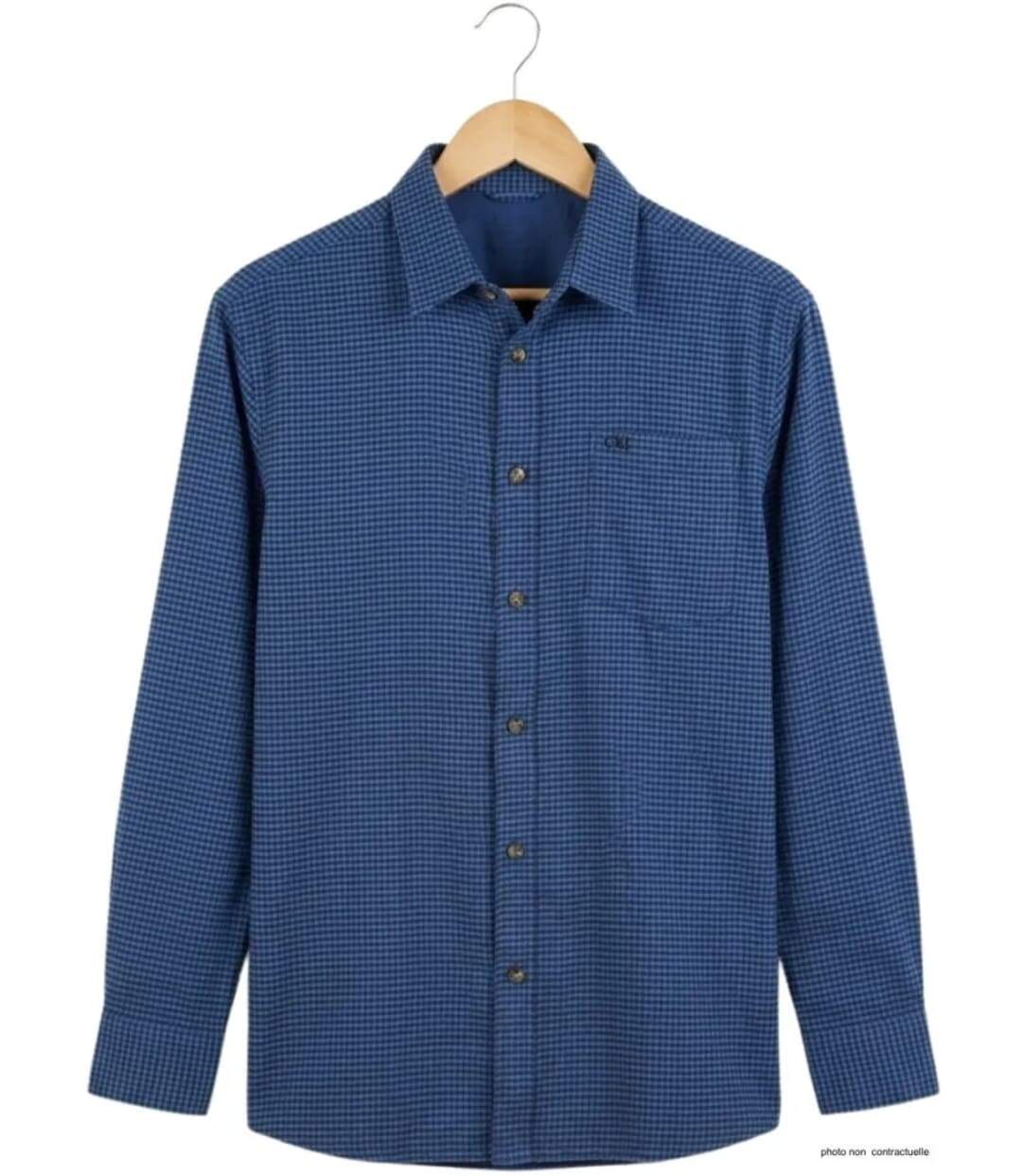 CHALLENGER TIBAULT1 - Chemise à carreaux manches longues en Coton gratté pour une chaleur naturelle-2