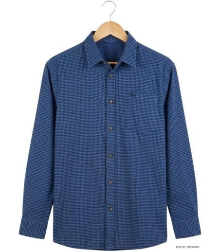 CHALLENGER TIBAULT1 - Chemise à carreaux manches longues en Coton gratté pour une chaleur naturelle