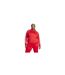 Womens/ladies 3 Stripes Track Jacket Red Adidas-1