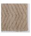 Tapis en jute et coton naturels Zig-zag Naturel - 160 x 230 cm