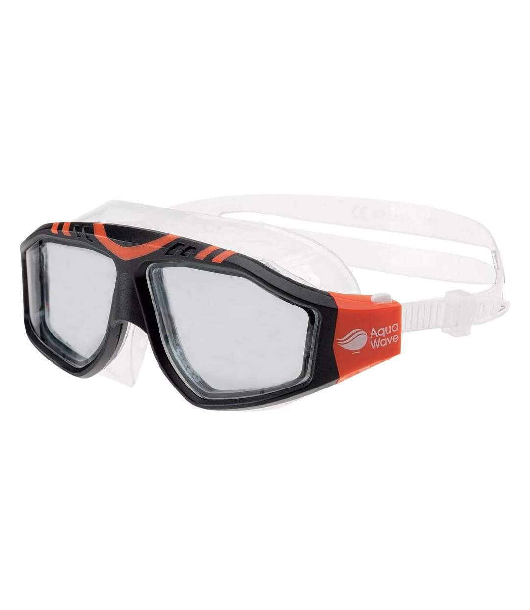 Lunettes De Natation Maveric Adulte Noir Rouge Aquawave-2
