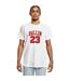 Mens Ballin 23 Round Neck T-shirt Blanc Mister Tee-1