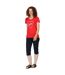 Womens/ladies Filandra Vii Love T-shirt Miami Red Regatta-1
